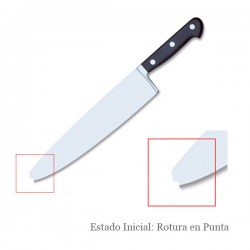 Rotura punta cuchillo